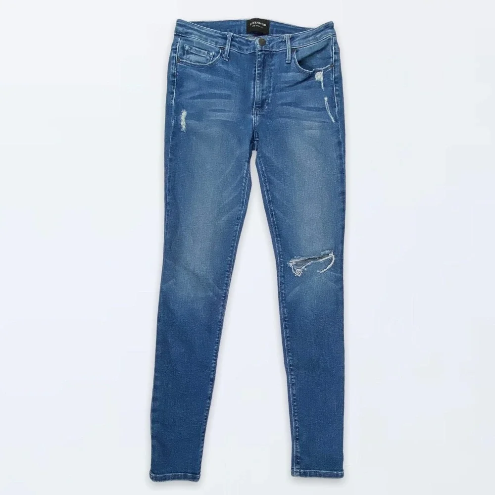 BLACK ORCHID 27 Jude Mid Rise Skinny‎ Jeans Casual Distressed Streetwear